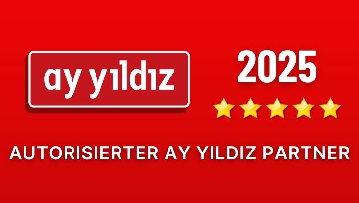 Autorisierter Ay Yildiz Partner