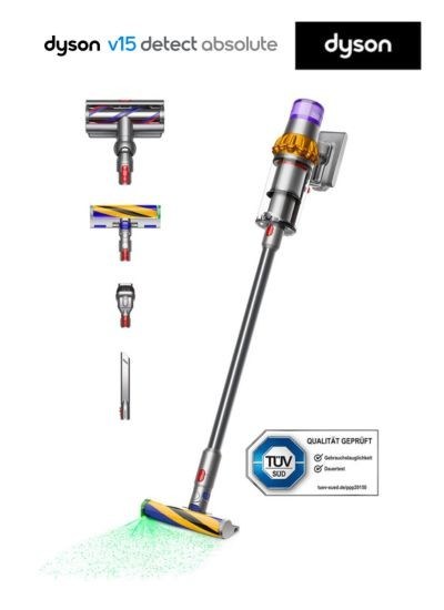 Dyson V15 Detect Absolute Gelb/Nickel