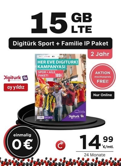 Ay Yildiz Digiturk 24 Monate Full Sport Paket & Ay Allnet