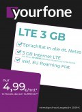 Yourfone LTE 3GB Sim Only