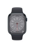 Apple Watch Series 8 Aluminium Sportarmband GPS 45 mm Mitternacht