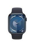 Apple Watch Series 9 Aluminium Sportarmband GPS 45 mm Mitternacht